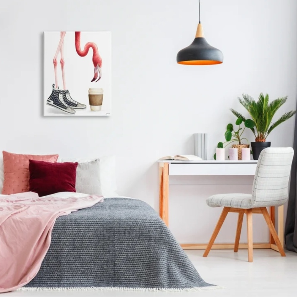 Flamingo Glam Wall Art • NWT